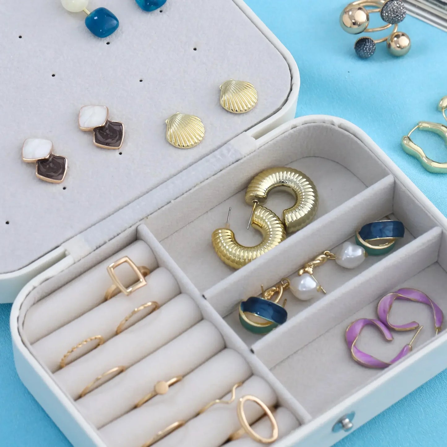 Personalized White Jewellery Box with Name – Gift for Girls - Precious Art Gifts