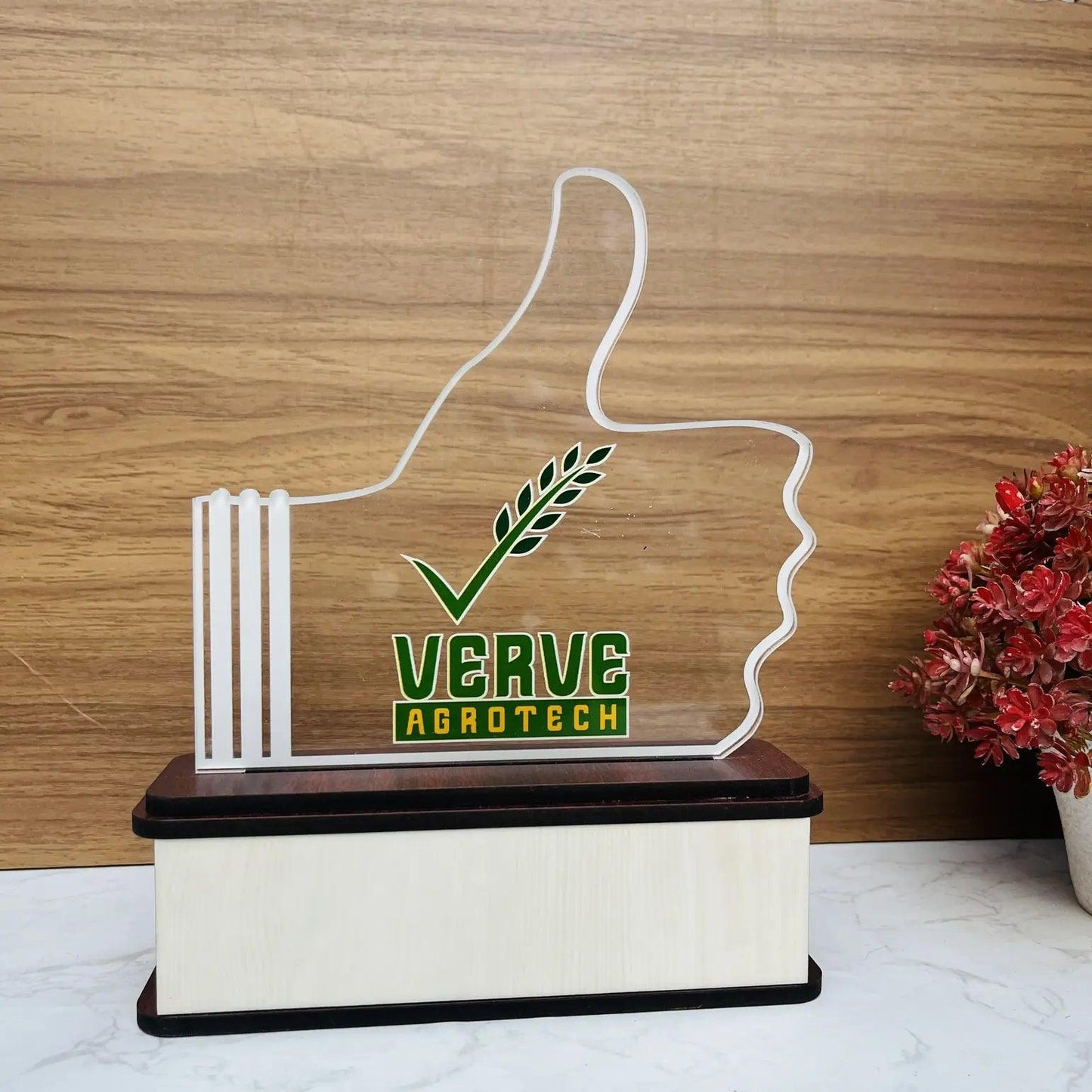Verve Acrylic Trophy Awards for Corporate Events - Precious Art Gifts