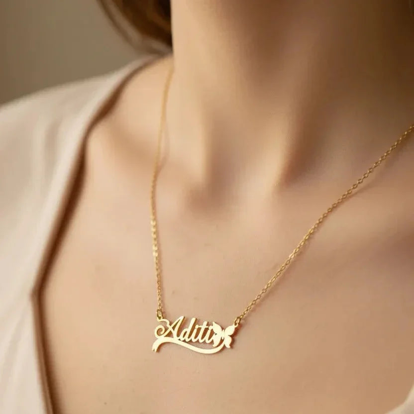 Customized name necklace gift for girls and women