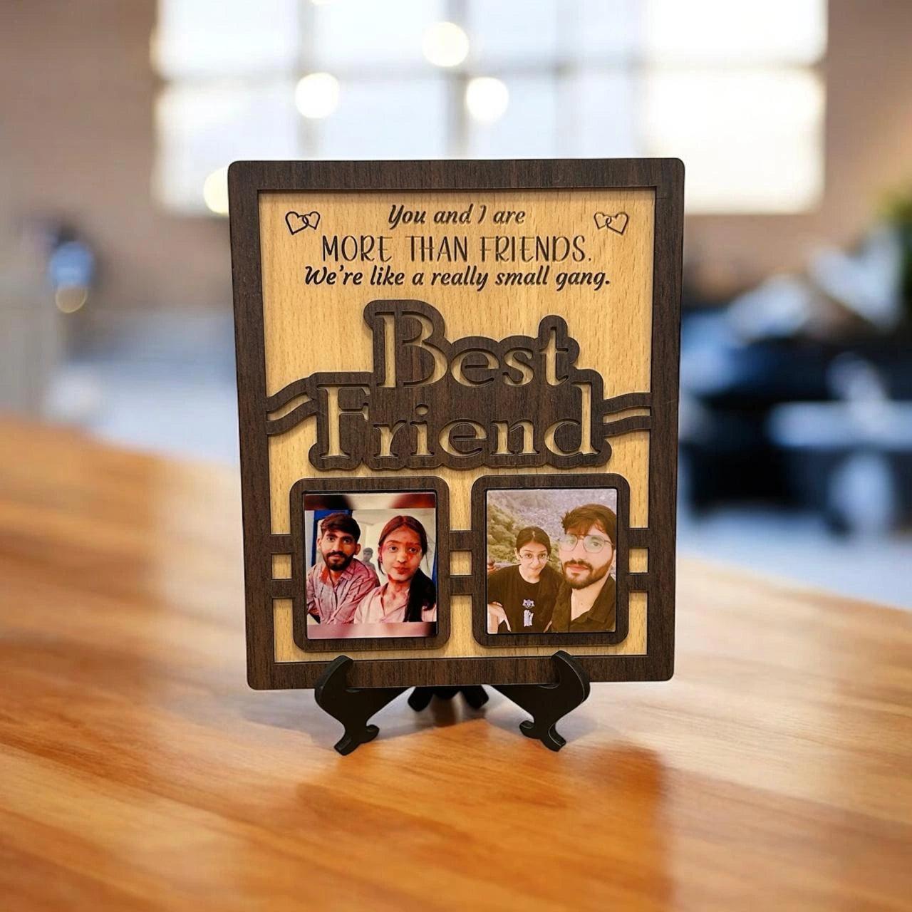 Personalized Best Friend Photo Table Frame - Precious Art Gifts