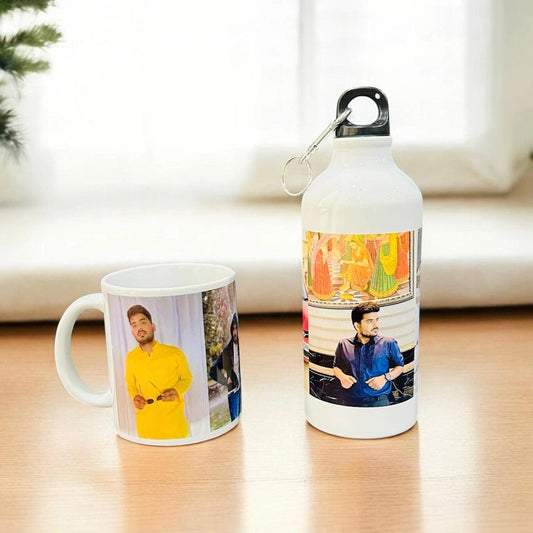 Personalized Mug & Sipper Bottle Combo - Precious Art Gifts
