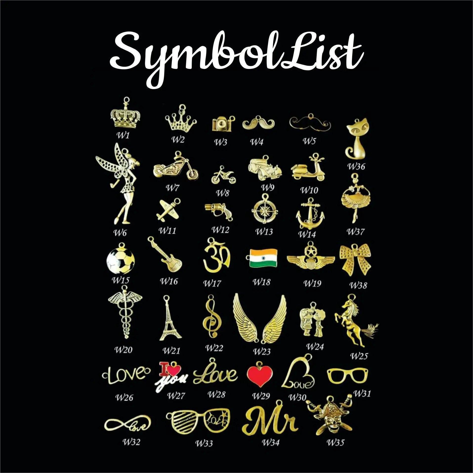 Charm List -Precious Art Gifts