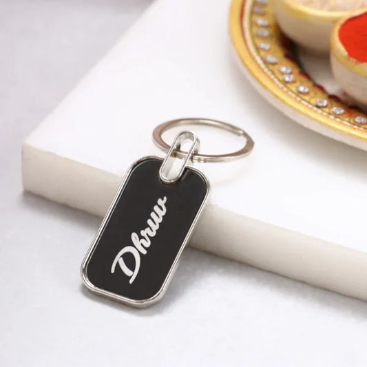 Personalized Name Engraved Metal Keychain - Precious Art Gifts
