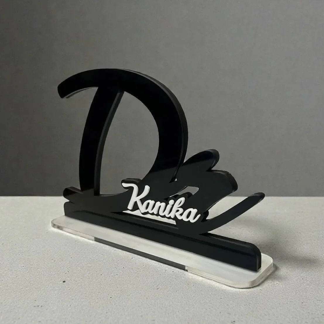 Personalized doctor clinic table name stand