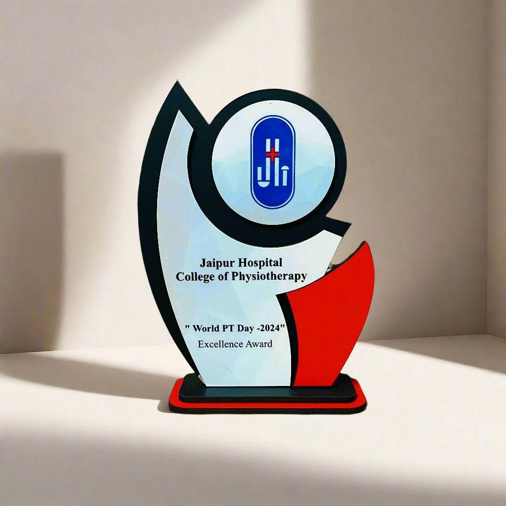 Personalized Wooden Momento Sublimation Trophy Award - Precious Art Gifts