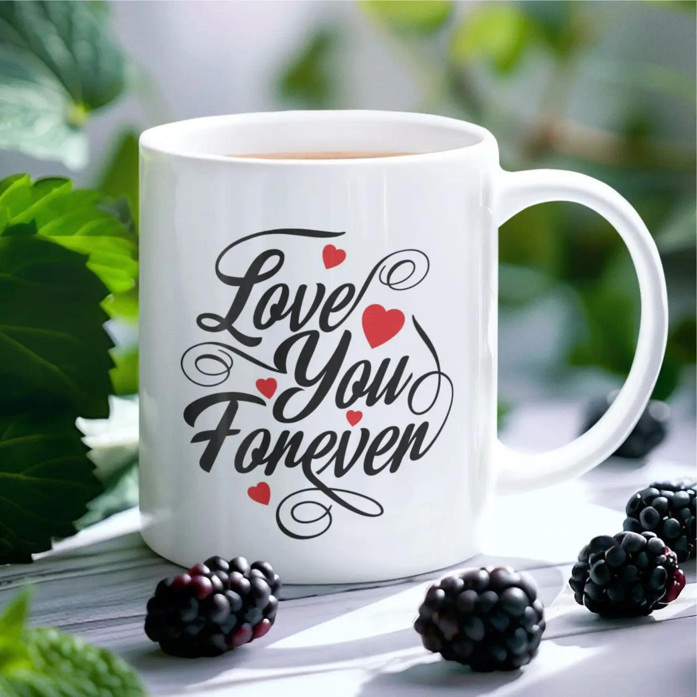 Love You Forever Personalized Couple Mug - Precious Art Gifts