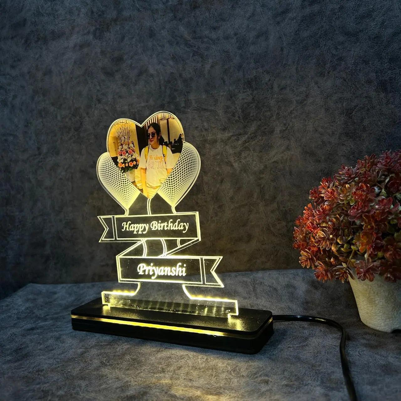 Customized LED Birthday Name Lamp - Precious Art Gifts