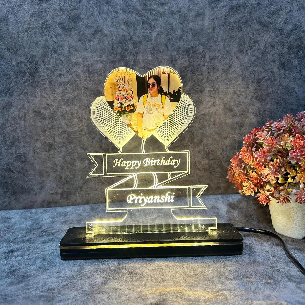 Customized LED Birthday Name Lamp - Precious Art Gifts