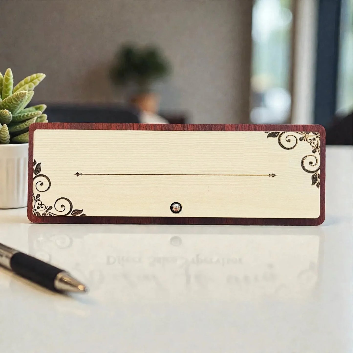 professional corporate desk name board