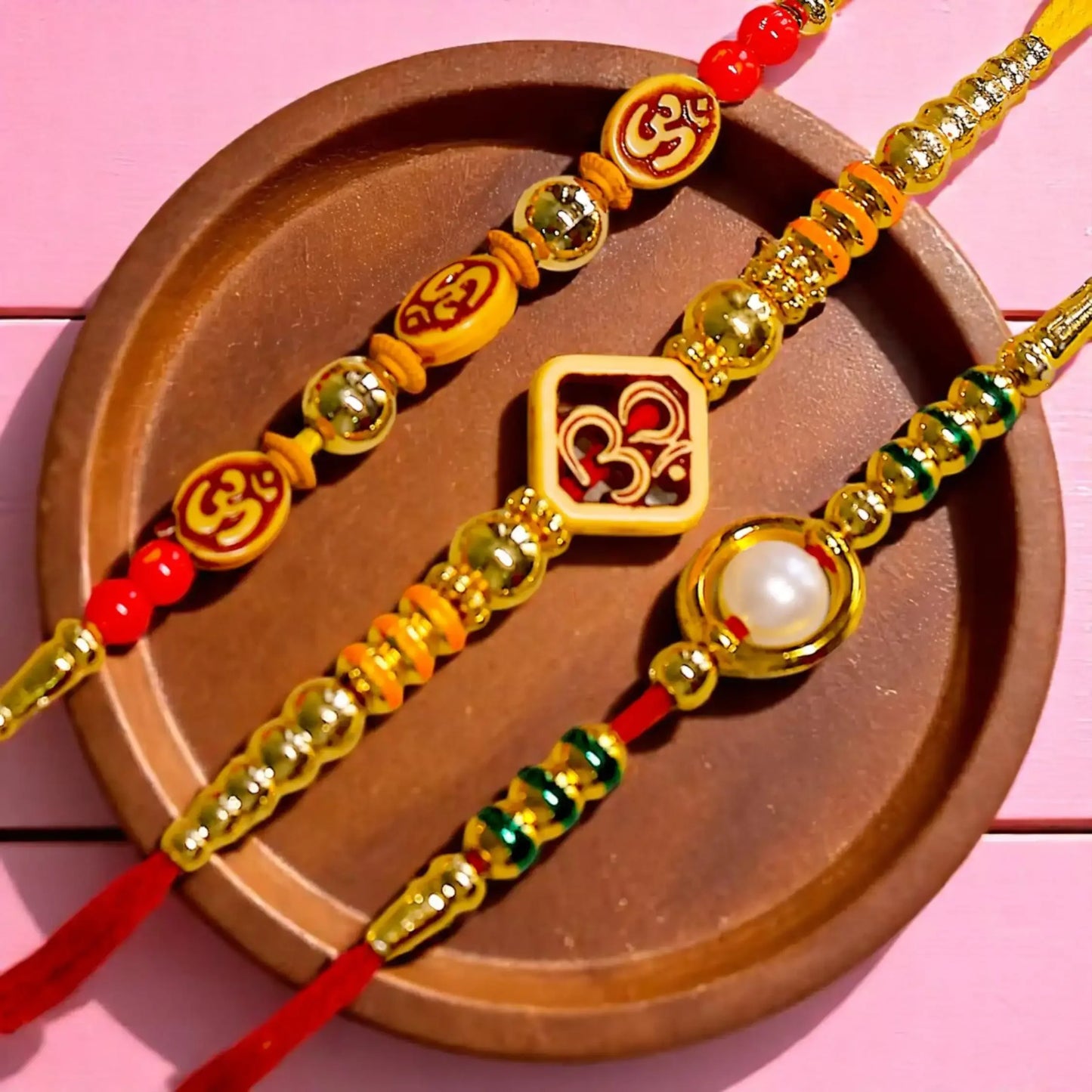 Handmade Rakhi 10 Set for Brothers - Precious Art Gifts