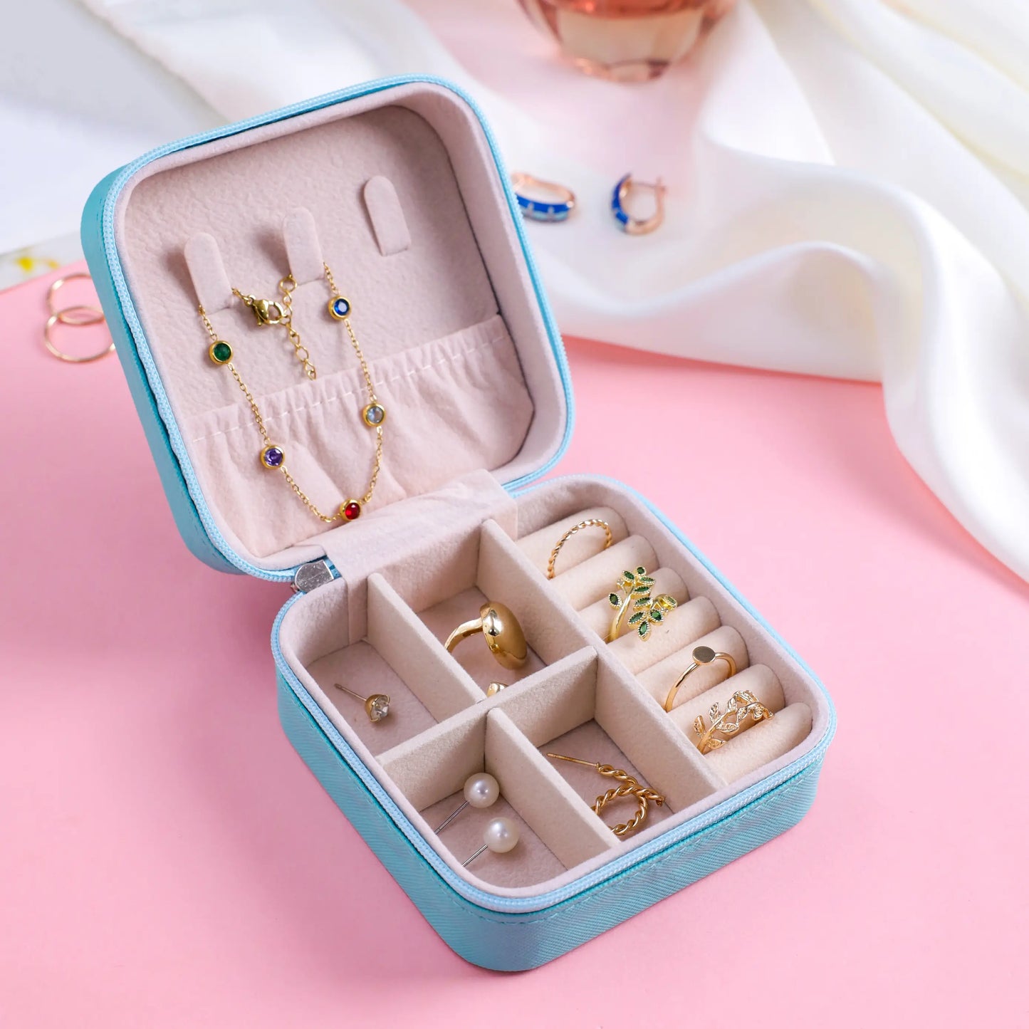 Small Best Sister Jewelry Box for Raksha Bandhan - Precious Art Gifts