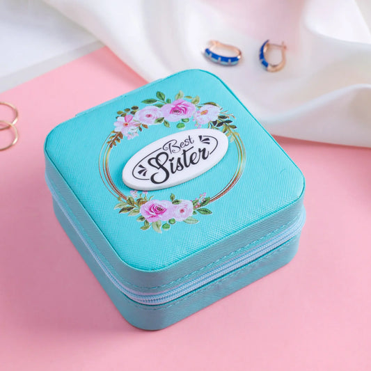 Small Best Sister Jewelry Box for Raksha Bandhan - Precious Art Gifts