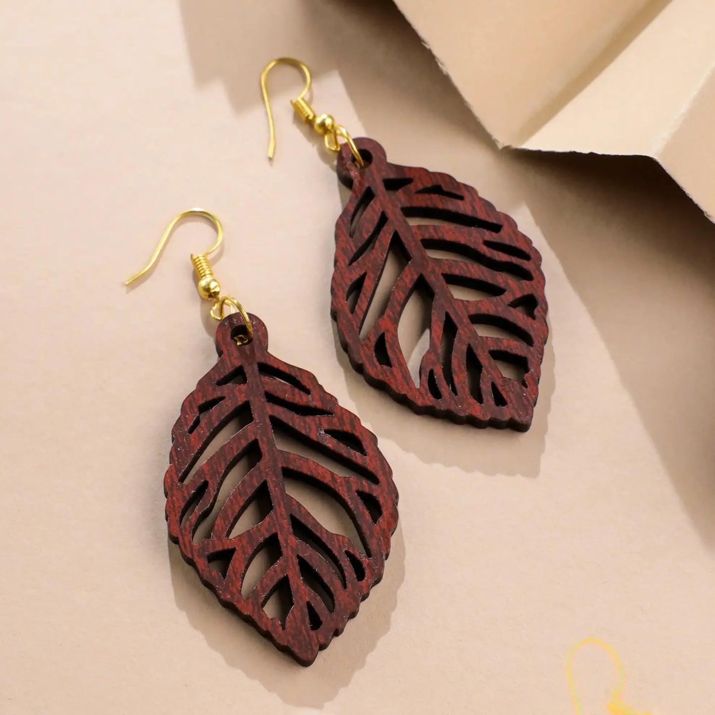 Combo of 4 Pair Beautiful Wooden Earrings Set for Women/Girls - Precious Art Gifts