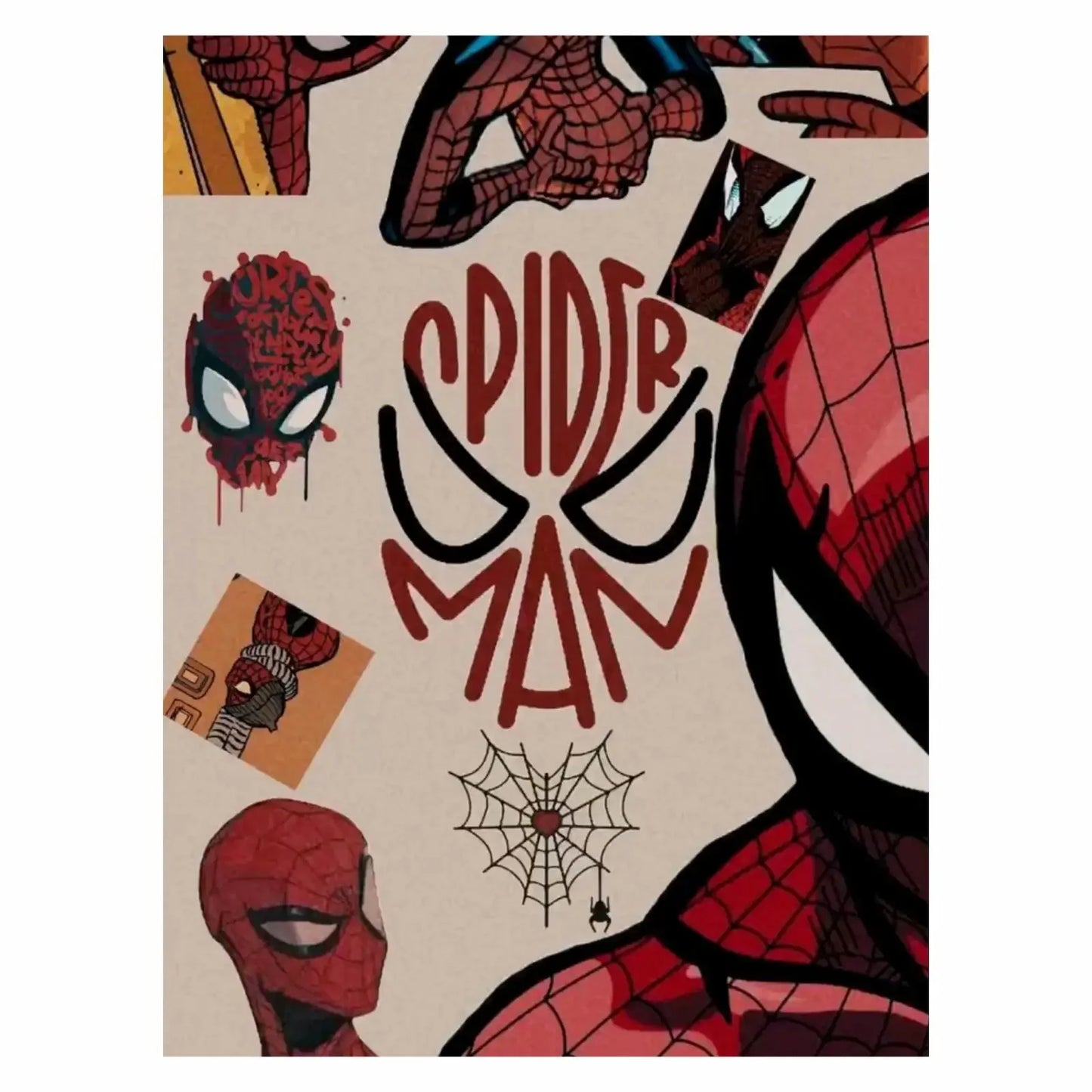 Spider-Man Wall Poster Set of 4 (9x12 Inch)