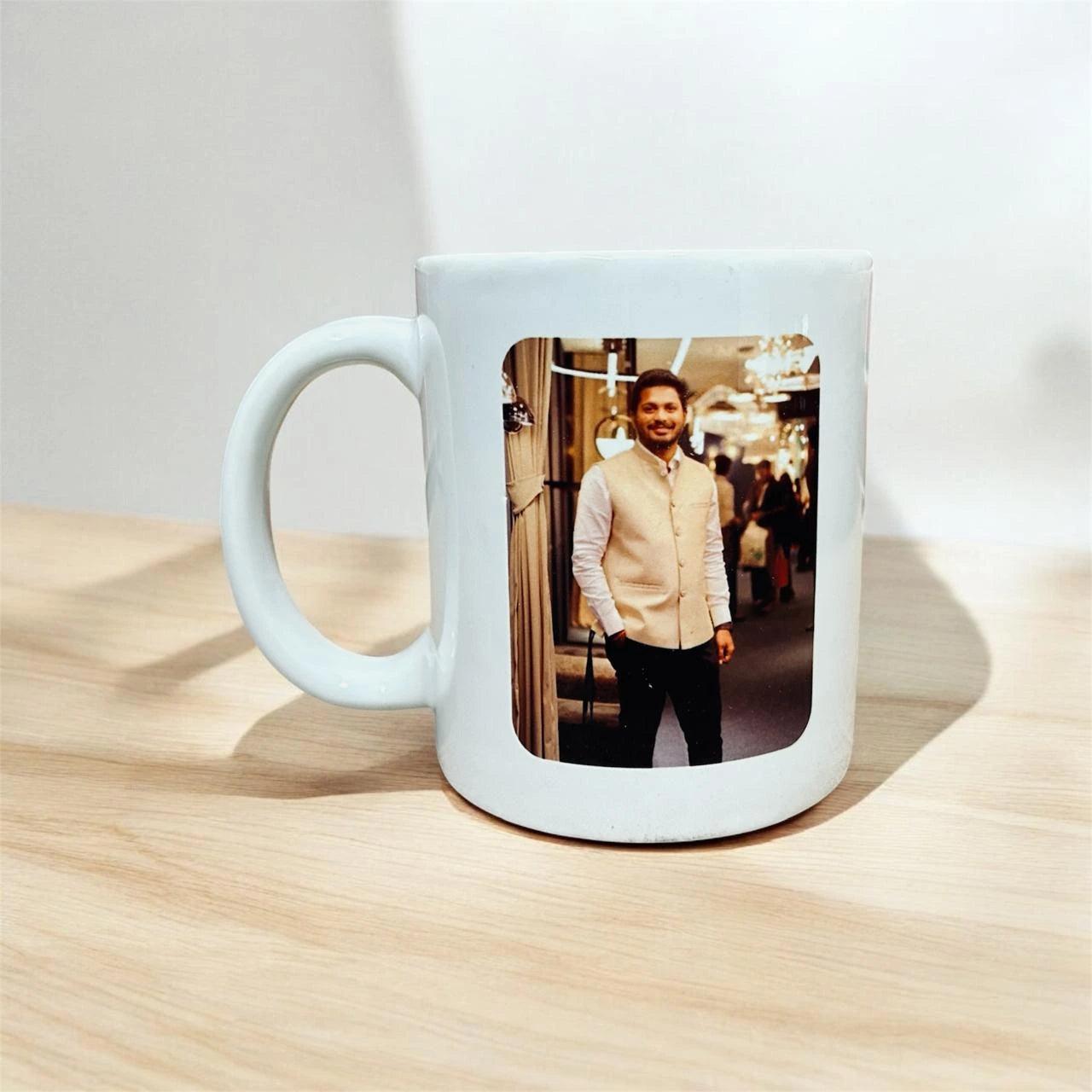 Personalized Photo Coffee Mug with Calendar - Precious Art Gifts