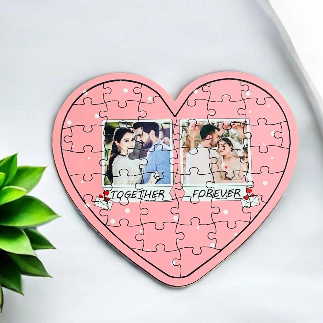 Together Forever Personalized Wooden Jigsaw Puzzle - Precious Art Gifts