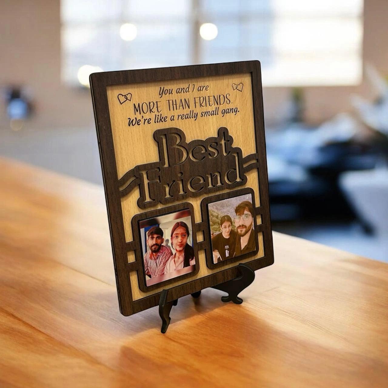 Personalized Best Friend Photo Table Frame - Precious Art Gifts