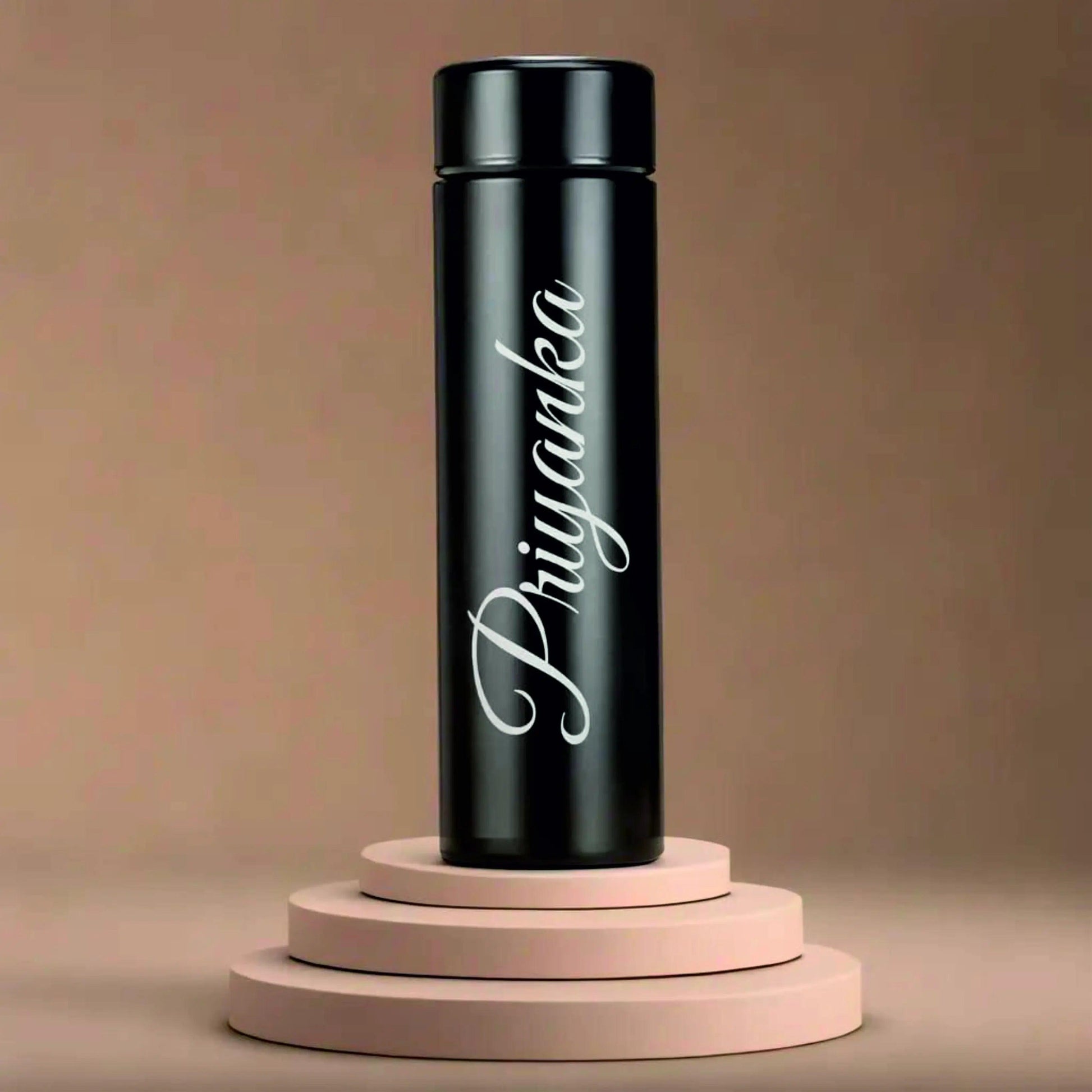 Custom LED Temperature Bottle – For Him & Her - Precious Art Gifts