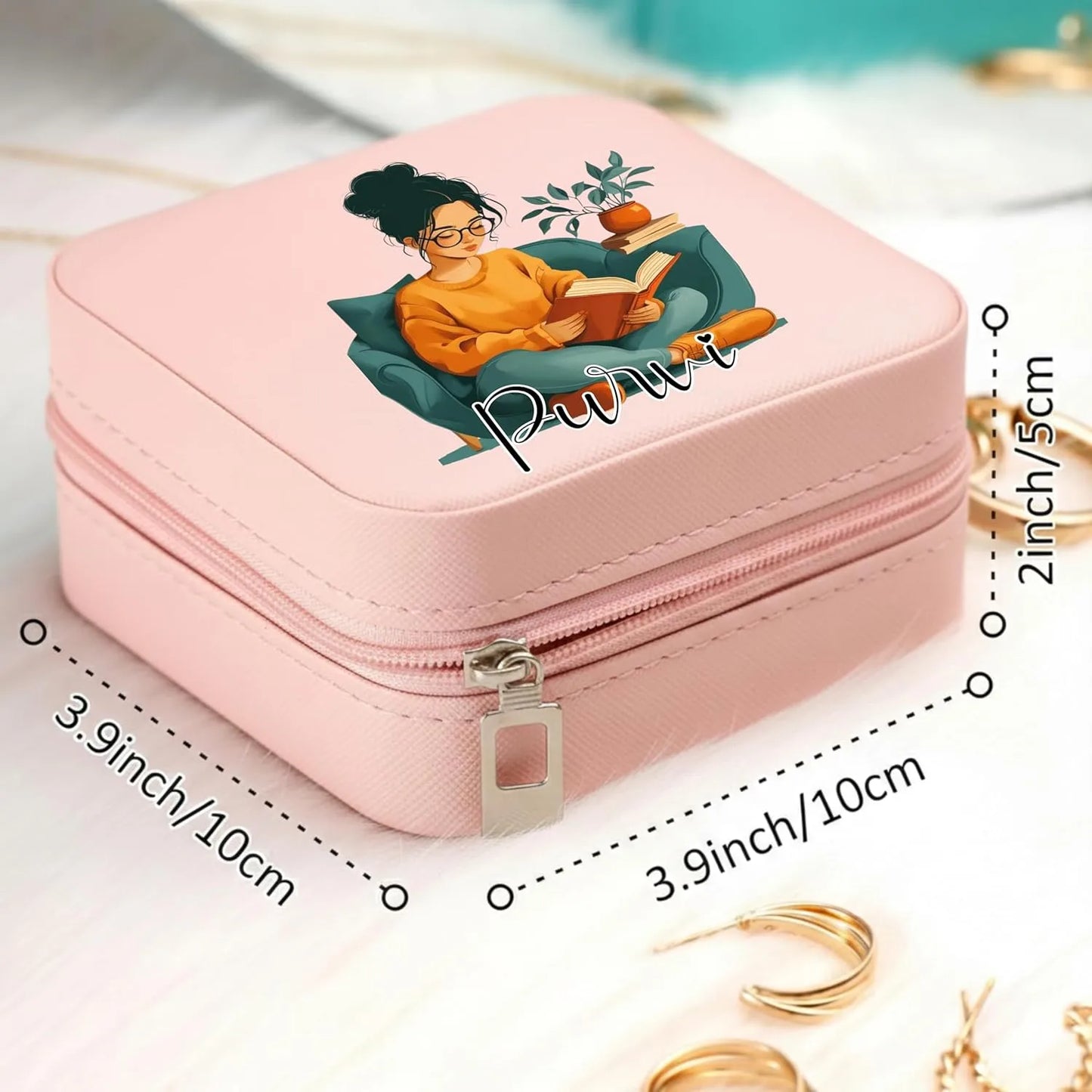 Illustration Style Personalized Jewellery Box