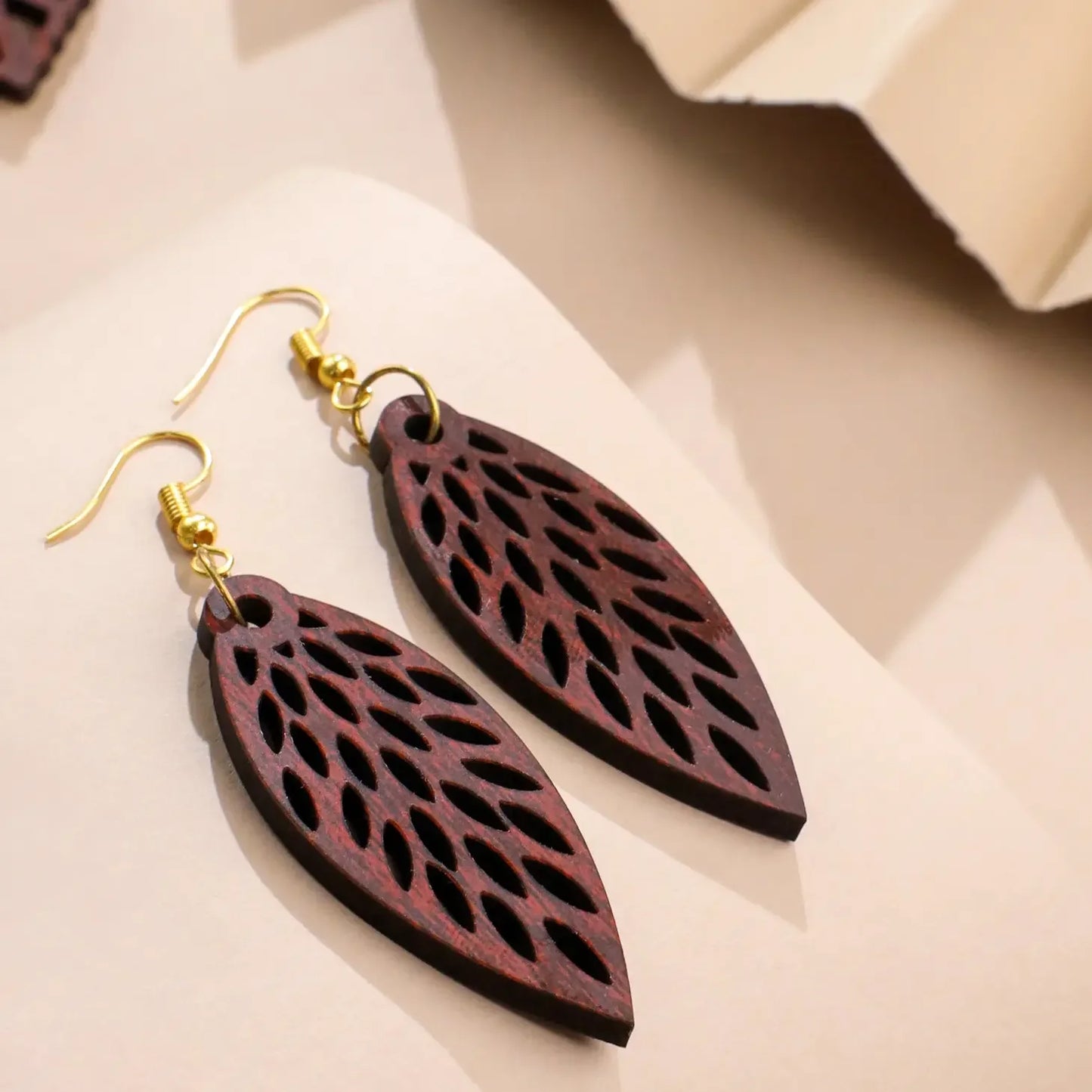 Combo of 4 Pair Beautiful Wooden Earrings Set for Women/Girls - Precious Art Gifts