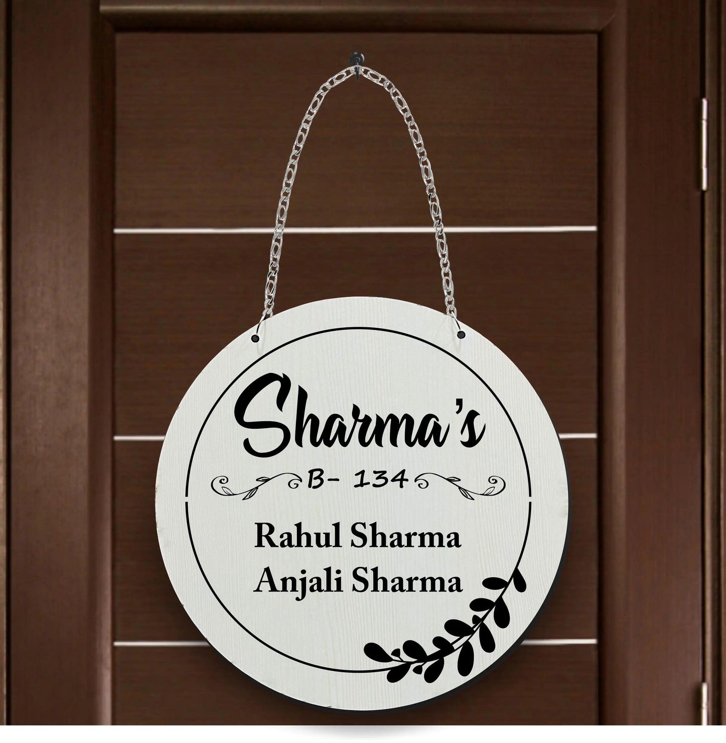 Wooden Engraved Name Plate for Door & Office - Precious Art Gifts