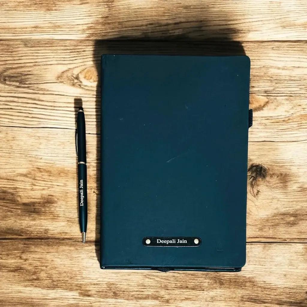 Customized Diary and Pen Gift Set - Precious Art Gifts