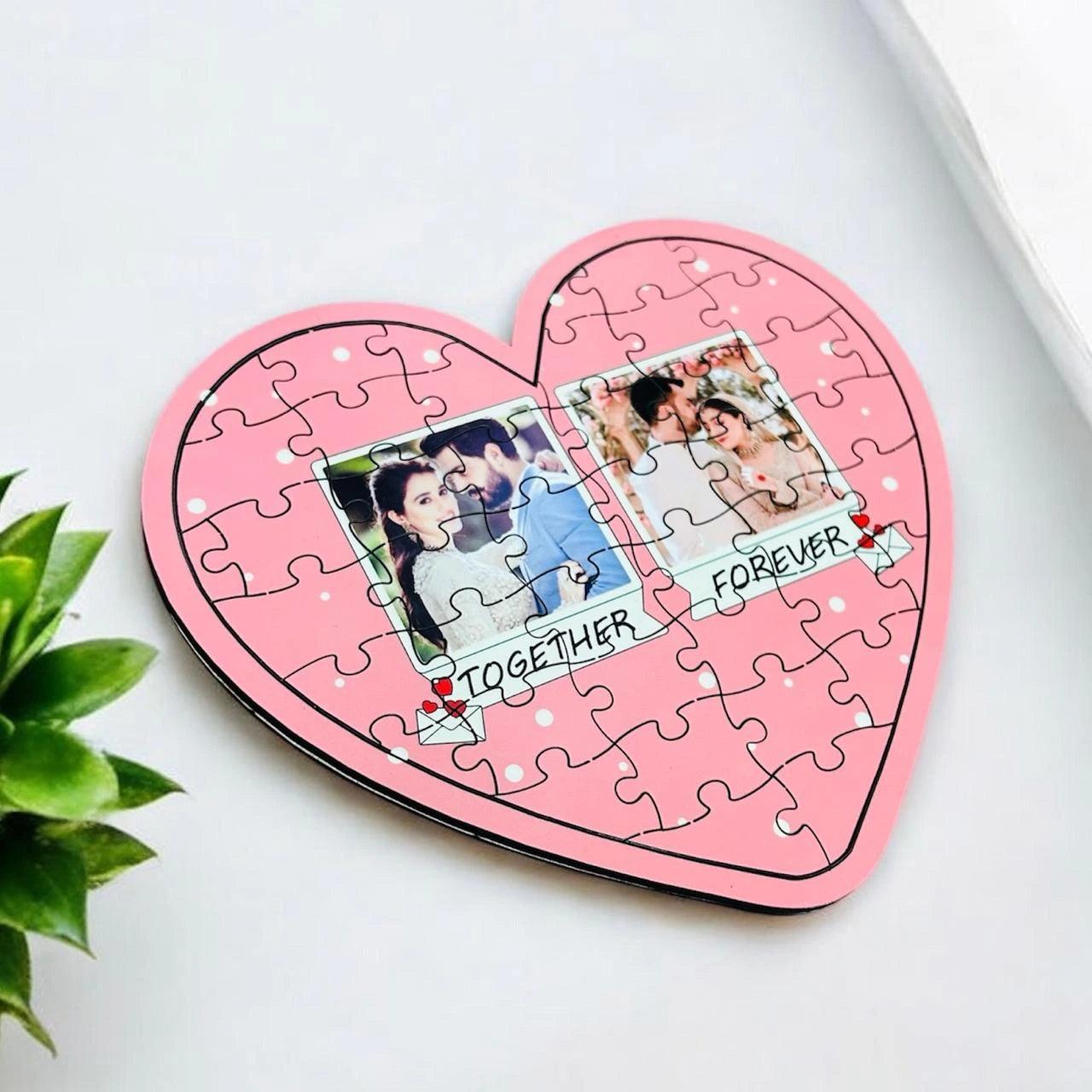 Together Forever Personalized Wooden Jigsaw Puzzle - Precious Art Gifts