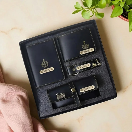 Personalized Men Wallet Gift Set - Precious Art Gifts