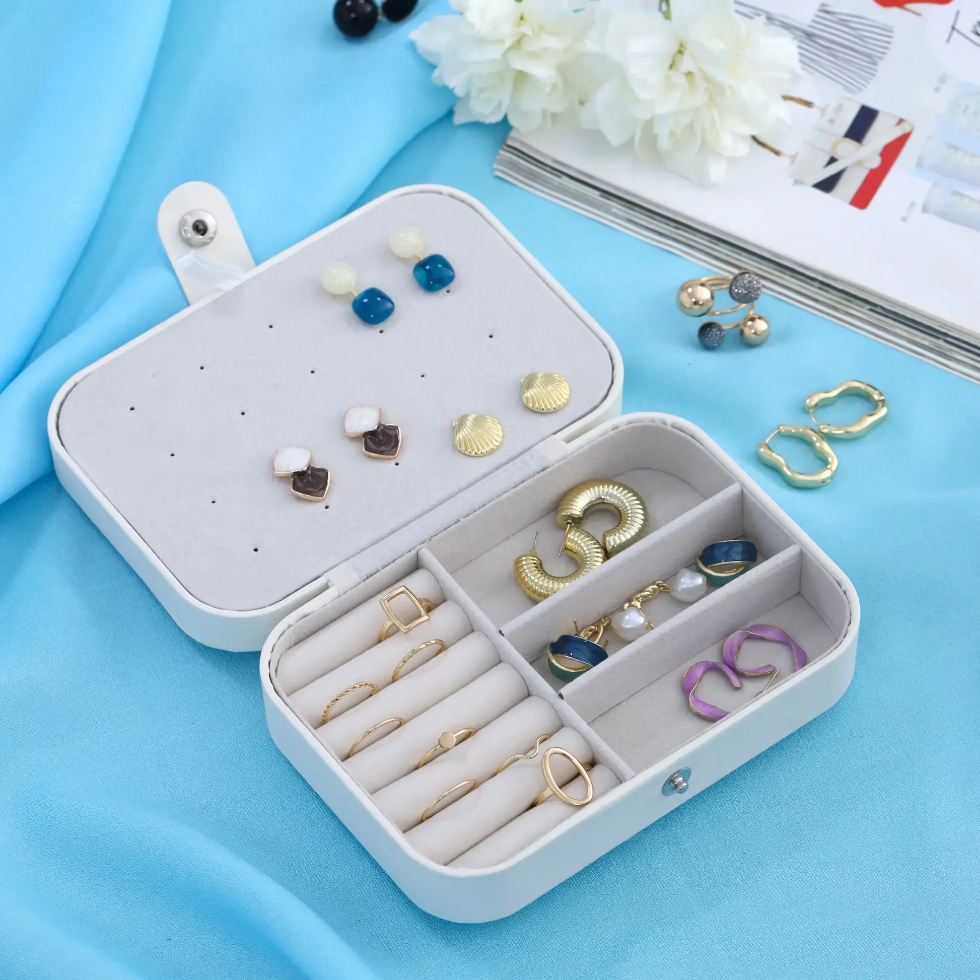 Personalized White Jewellery Box with Name – Gift for Girls - Precious Art Gifts