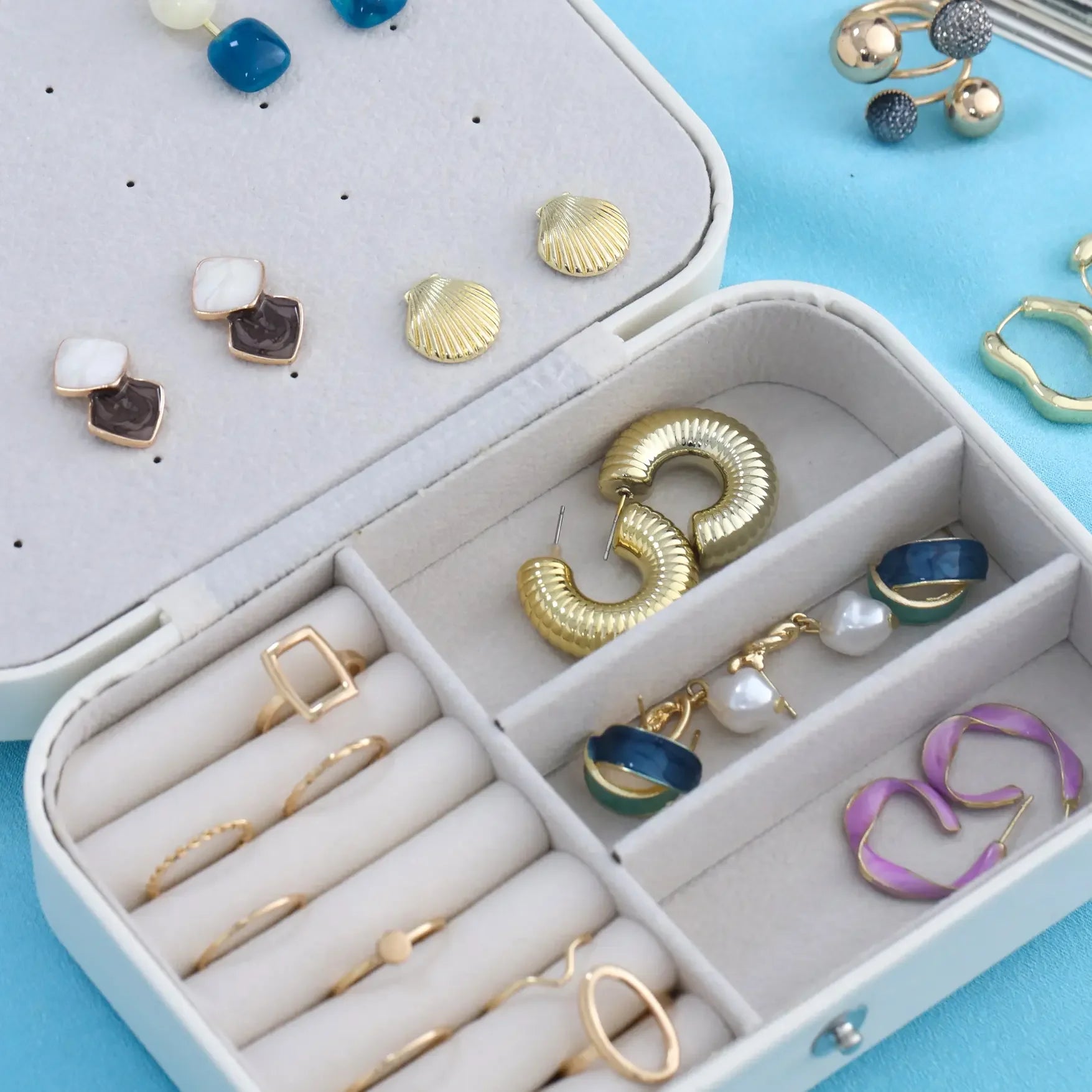 Personalized White Jewellery Box with Name – Gift for Girls - Precious Art Gifts