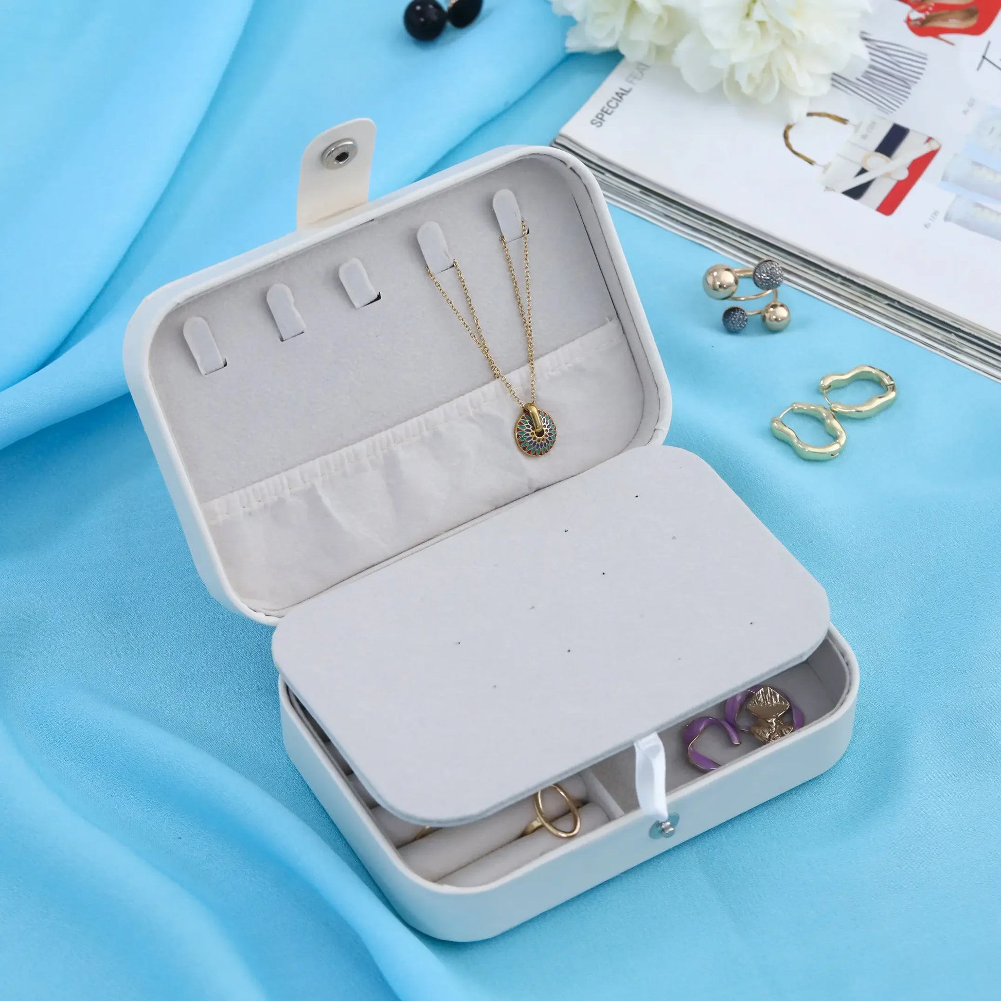 Personalized White Jewellery Box with Name – Gift for Girls - Precious Art Gifts