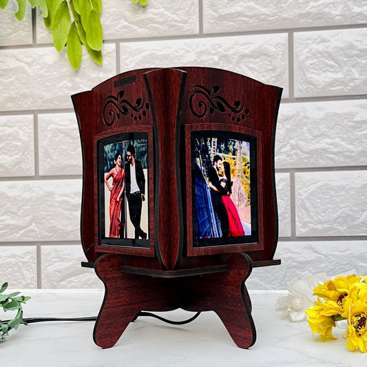 Custom Lotus Photo Lamp – Personalized Table Lamp.