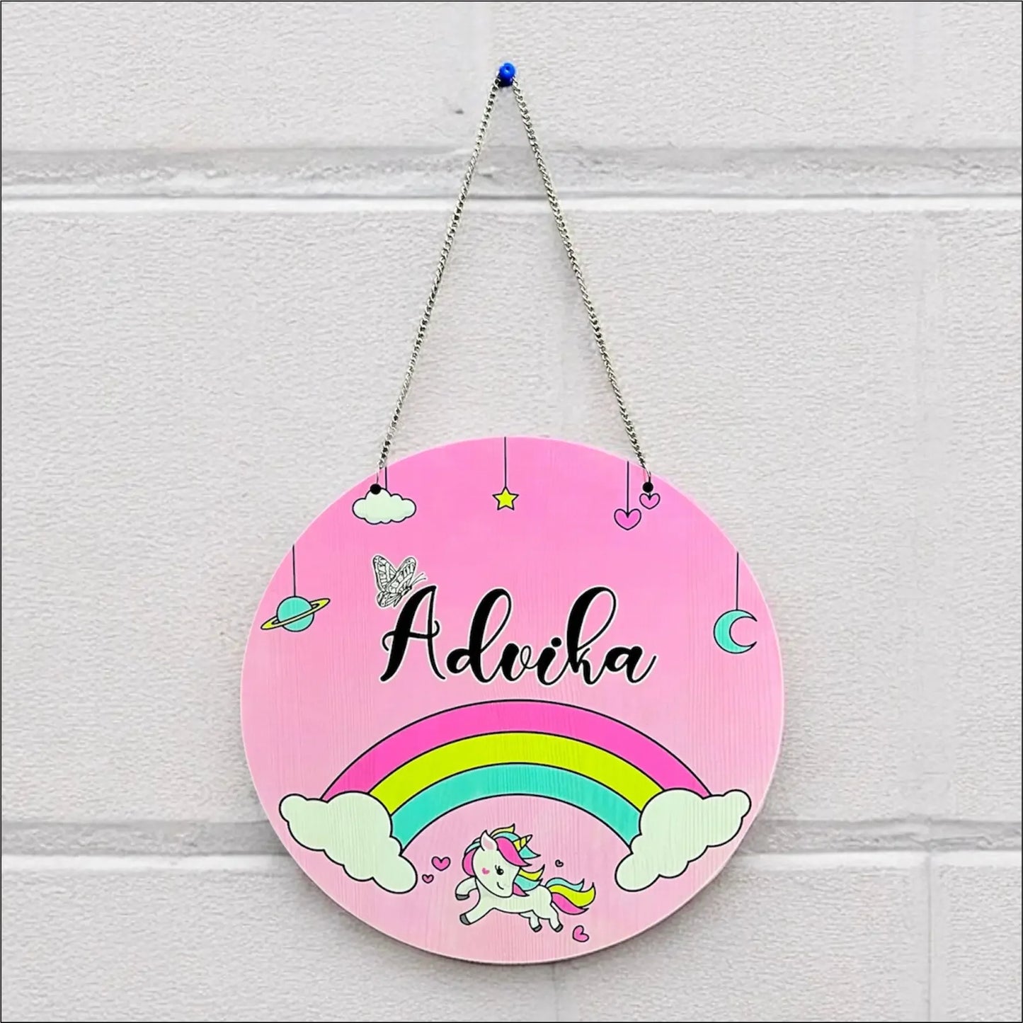 Personalized Unicorn Name Plate for Girls- Gifts For Kids - Precious Art Gifts