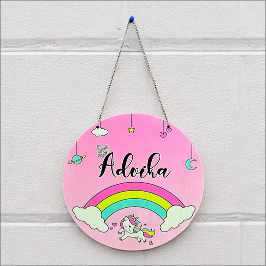 Personalized Unicorn Name Plate for Girls- Gifts For Kids - Precious Art Gifts