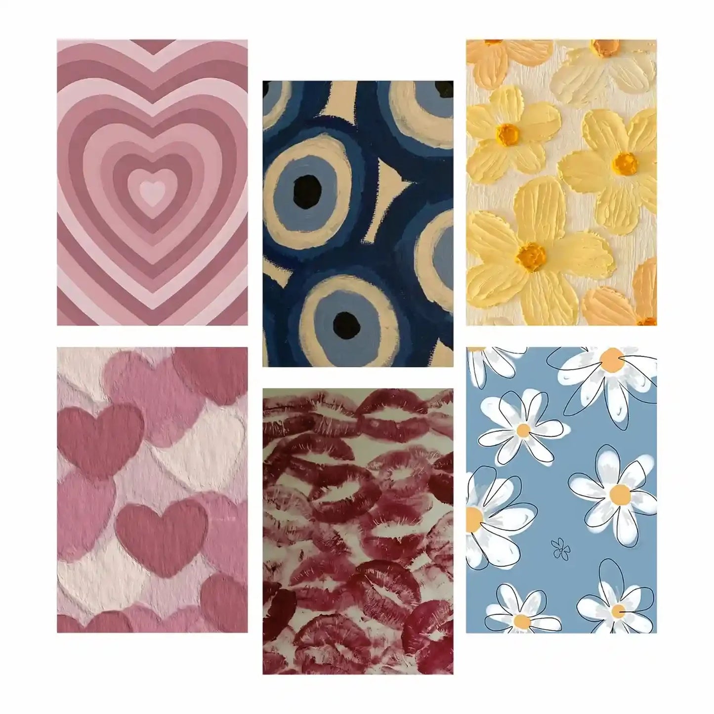 Aesthetic Wall Poster Set of 6