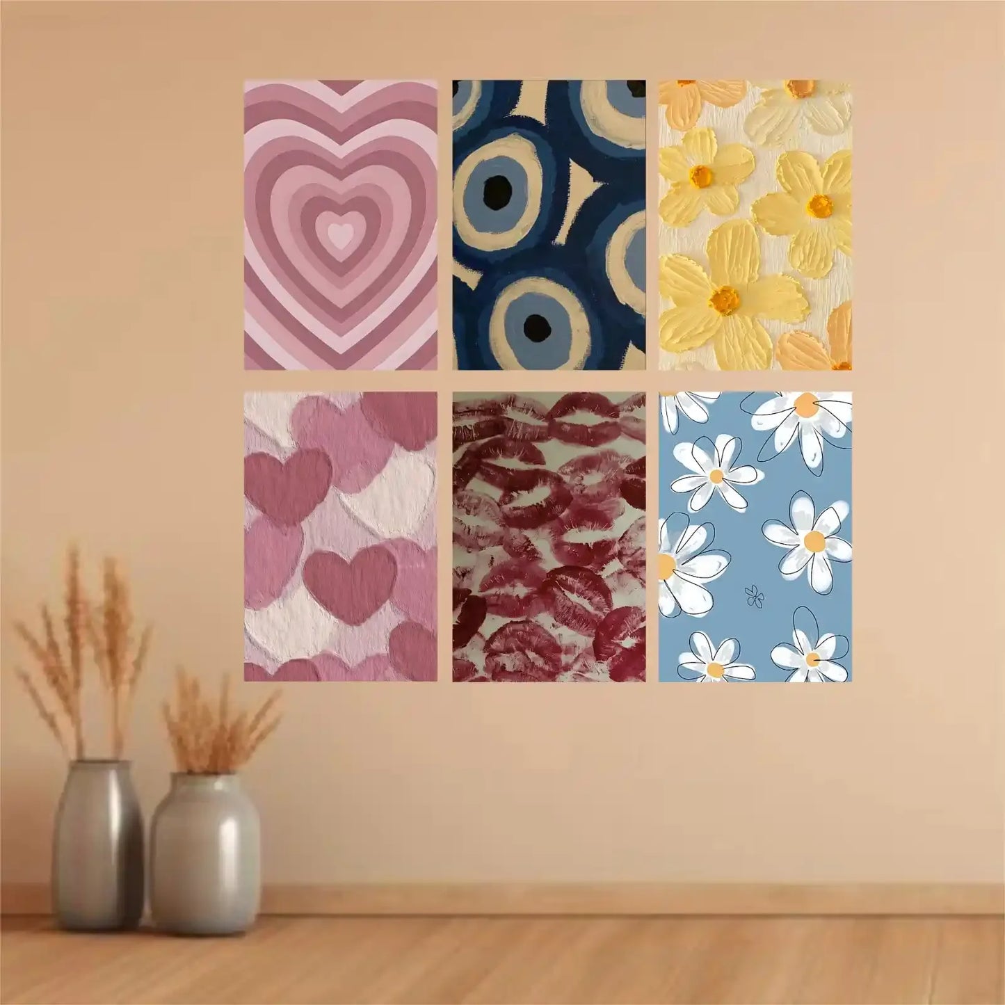 Aesthetic Wall Poster Set of 6