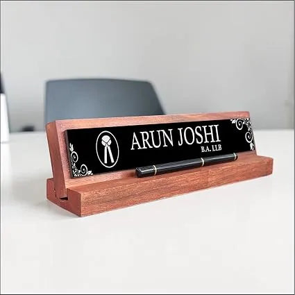 Customized Legal Professional Desk Name Plate Gift