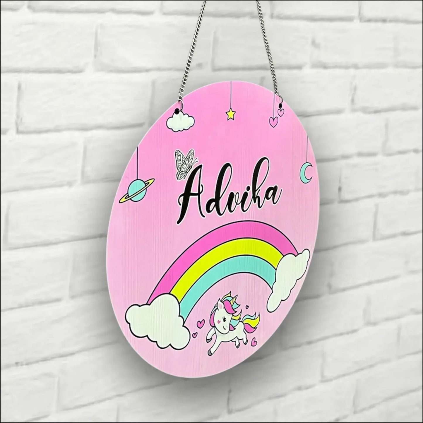 Personalized Unicorn Name Plate for Girls- Gifts For Kids - Precious Art Gifts