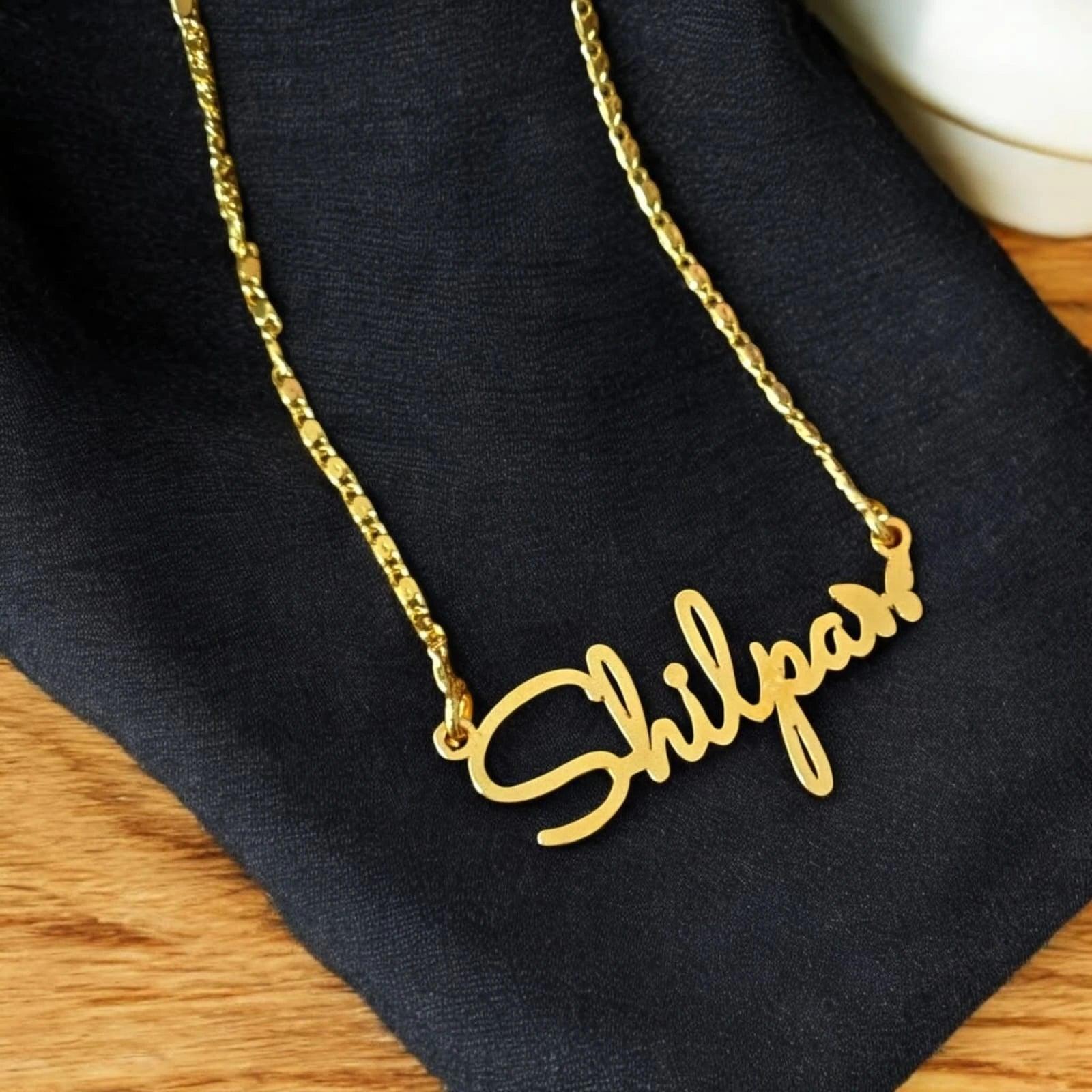 Customized Name Pendant For Her - Precious Art Gifts