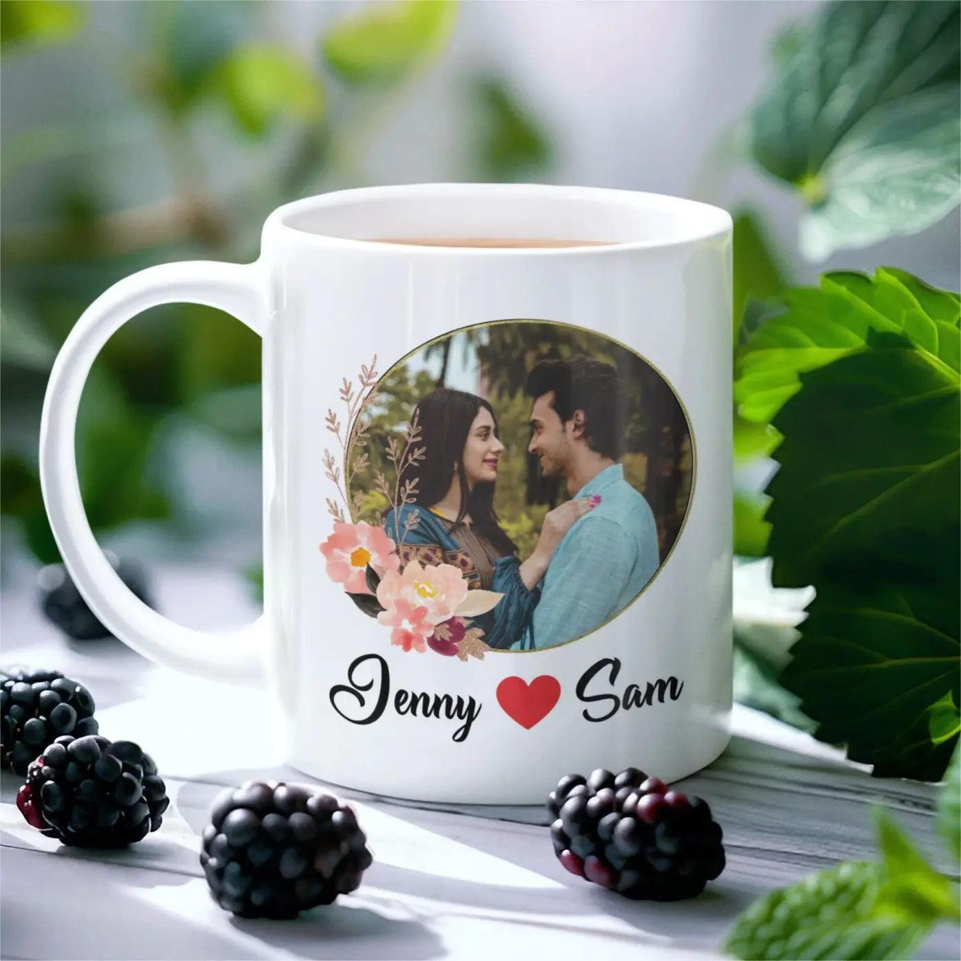 Love You Forever Personalized Couple Mug - Precious Art Gifts