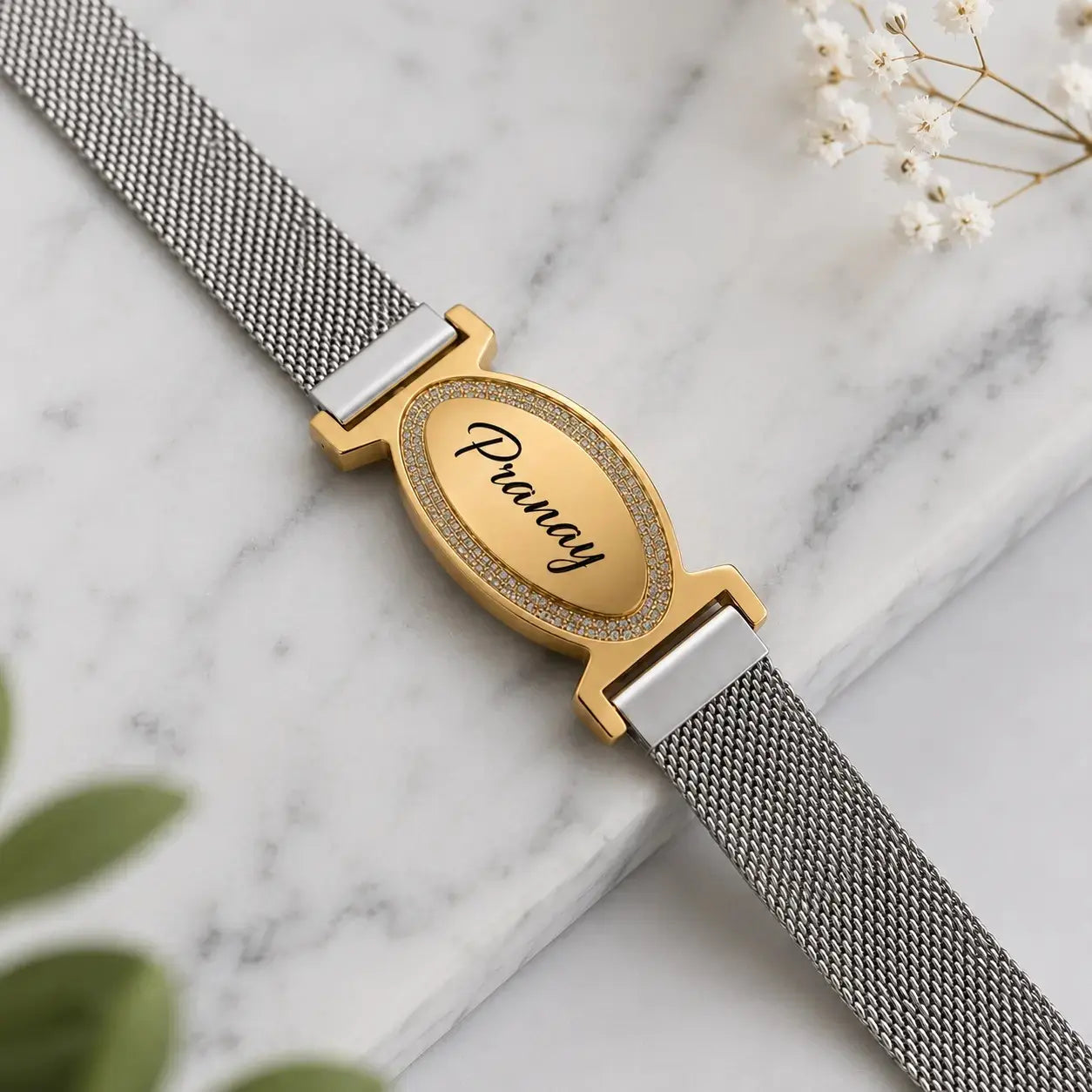 Custom Engraved Magnetic Bracelet | Precious Art Gifts