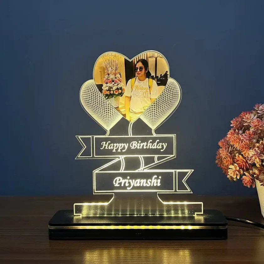 Personalized LED Photo Lamp for Birthday Gift