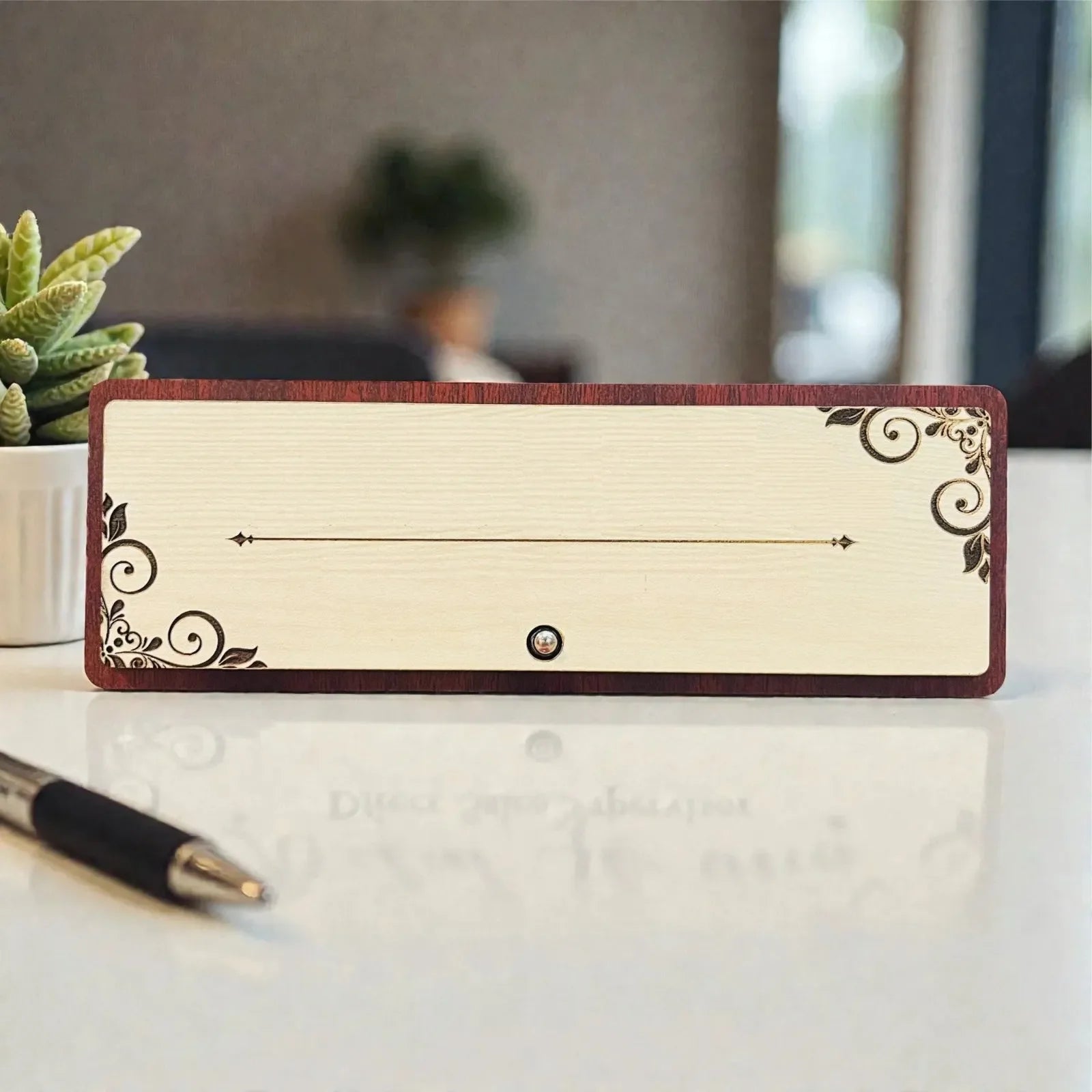 professional corporate desk name board