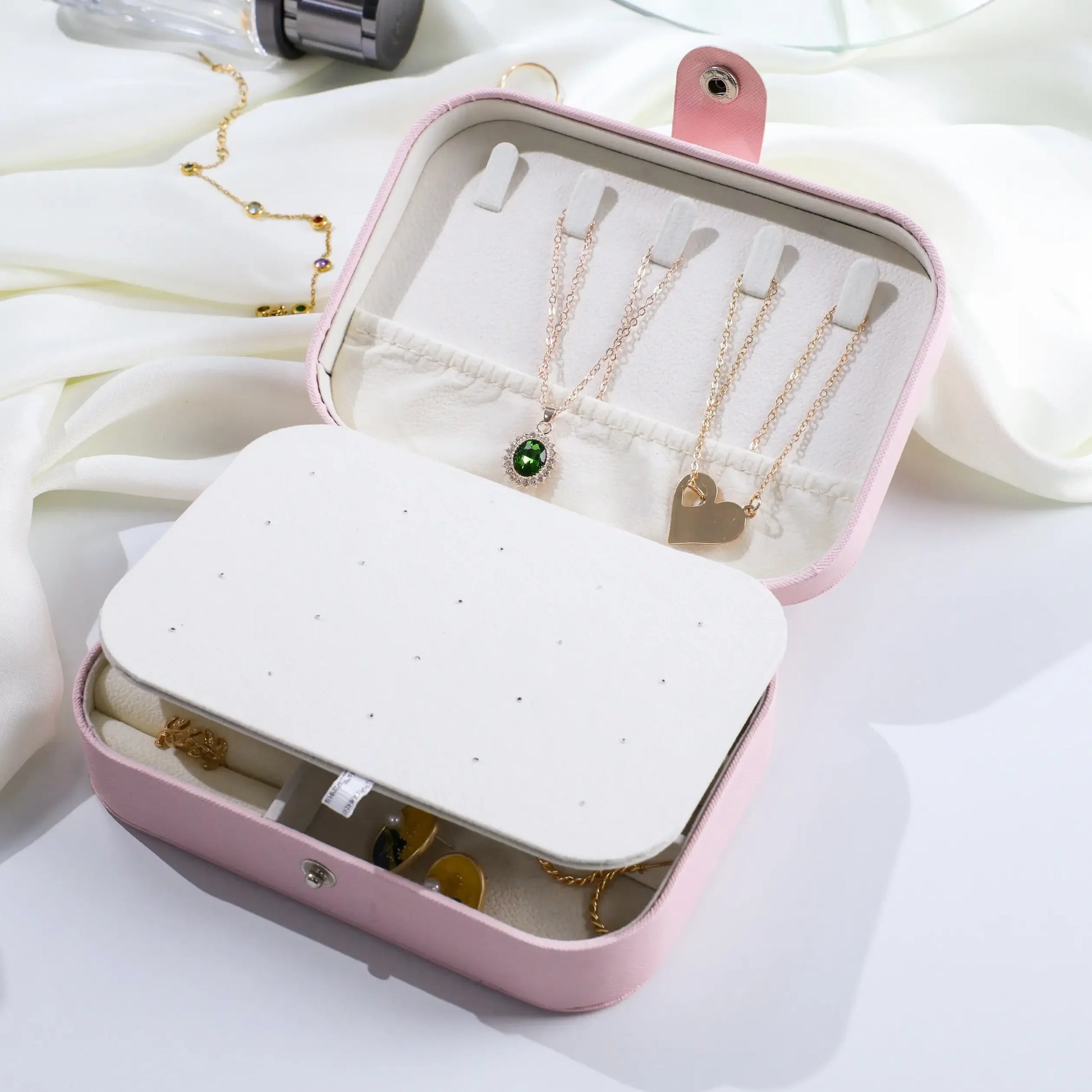 Big Rakhi Pink Jewelry Box – "Best Sister" Storage for Raksha Bandhan - Precious Art Gifts