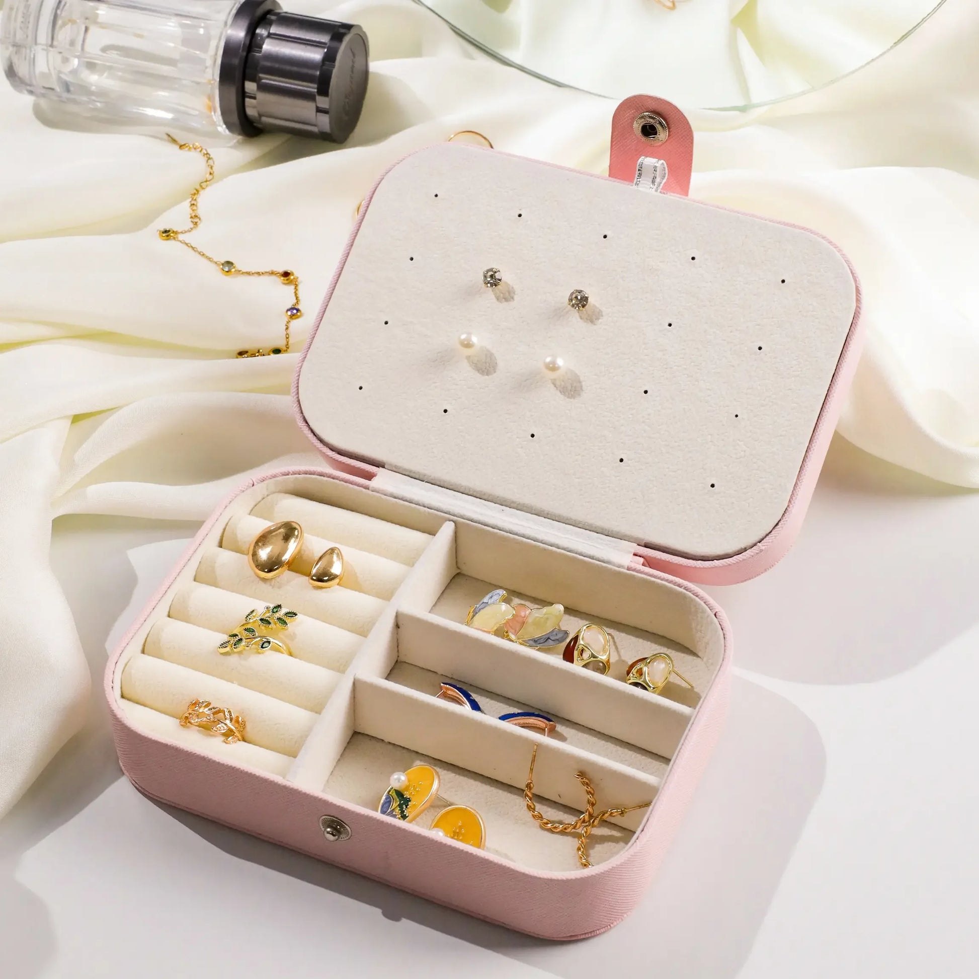 Big Rakhi Pink Jewelry Box – "Best Sister" Storage for Raksha Bandhan - Precious Art Gifts