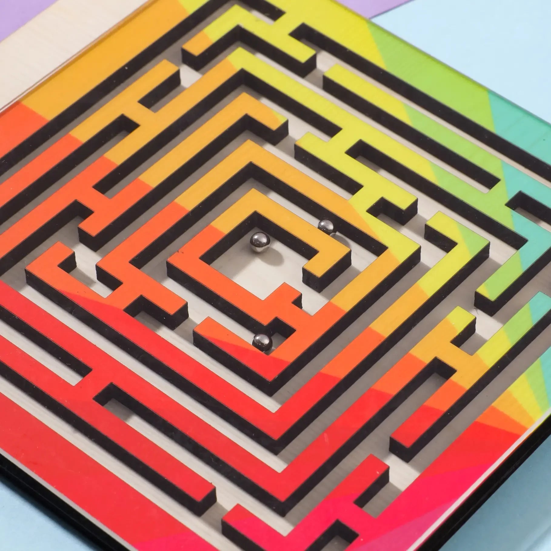 Colorful Square Maze Game for Kids - Precious Art Gifts