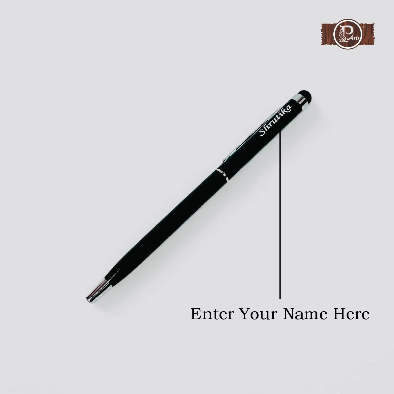 Name Engraved Stylus Ball Pen - Precious Art Gifts