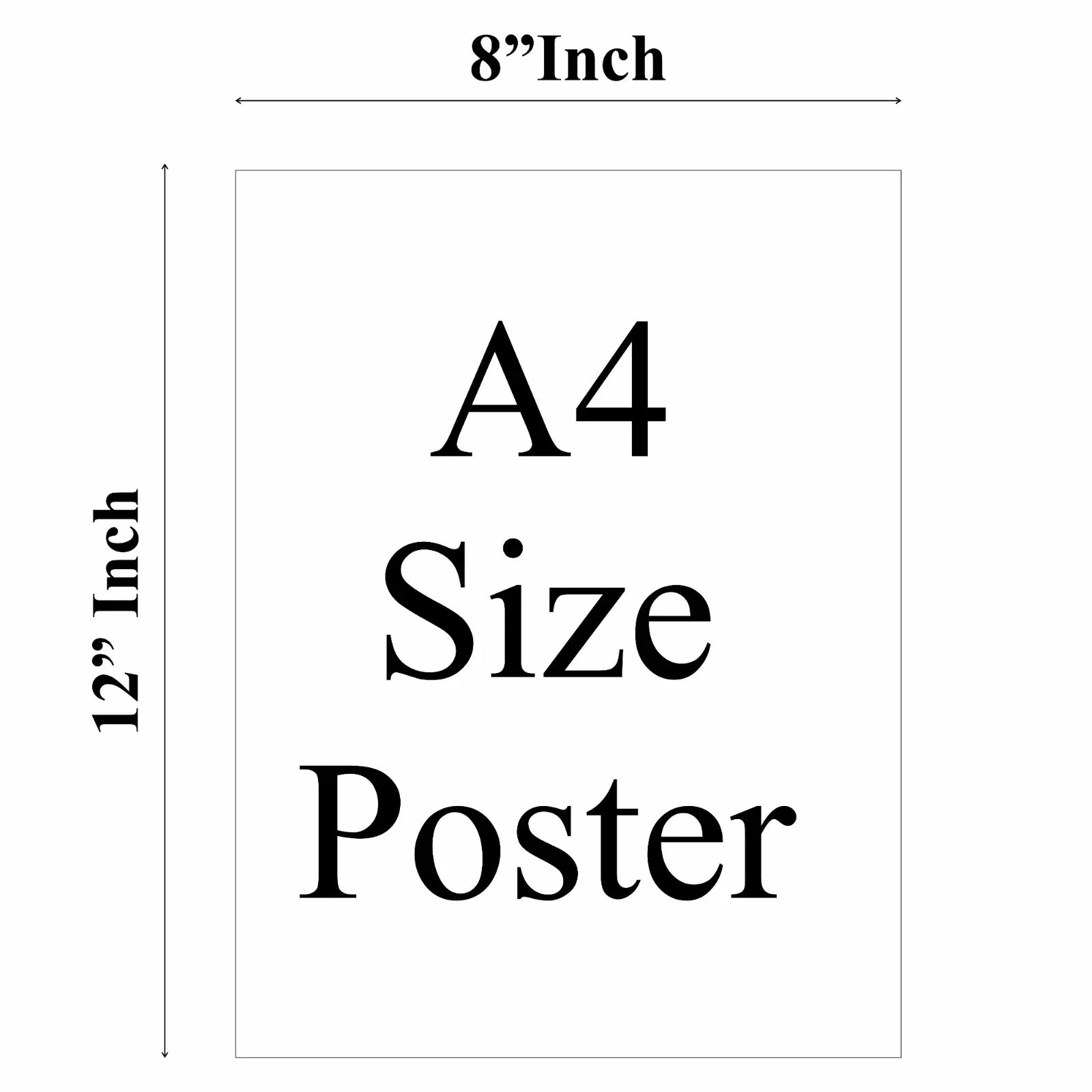 Kohli A4 poster prints on photo art paper