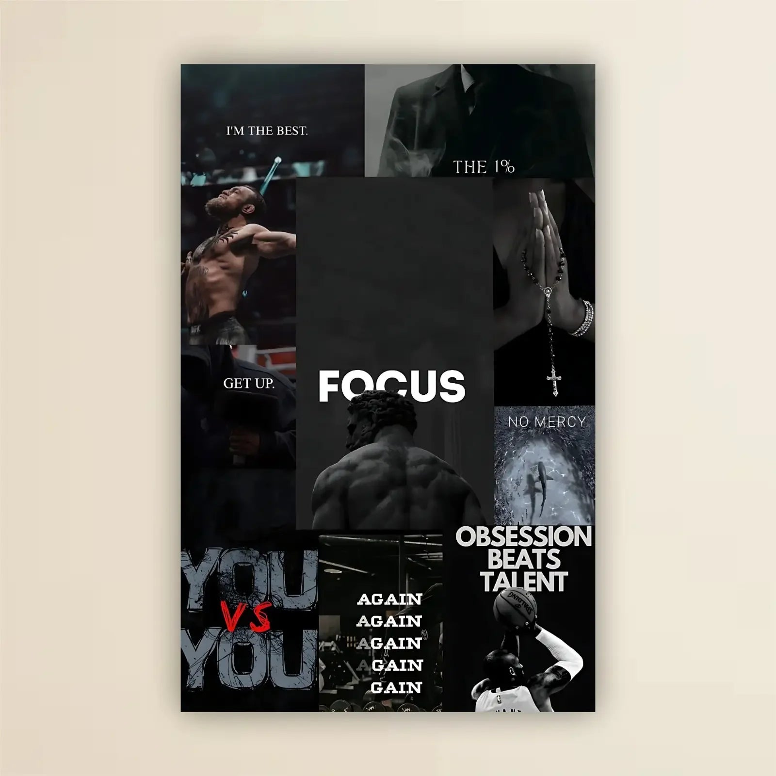 Gym & Study Room Motivational Art Prints Set | Precious Art Gifts