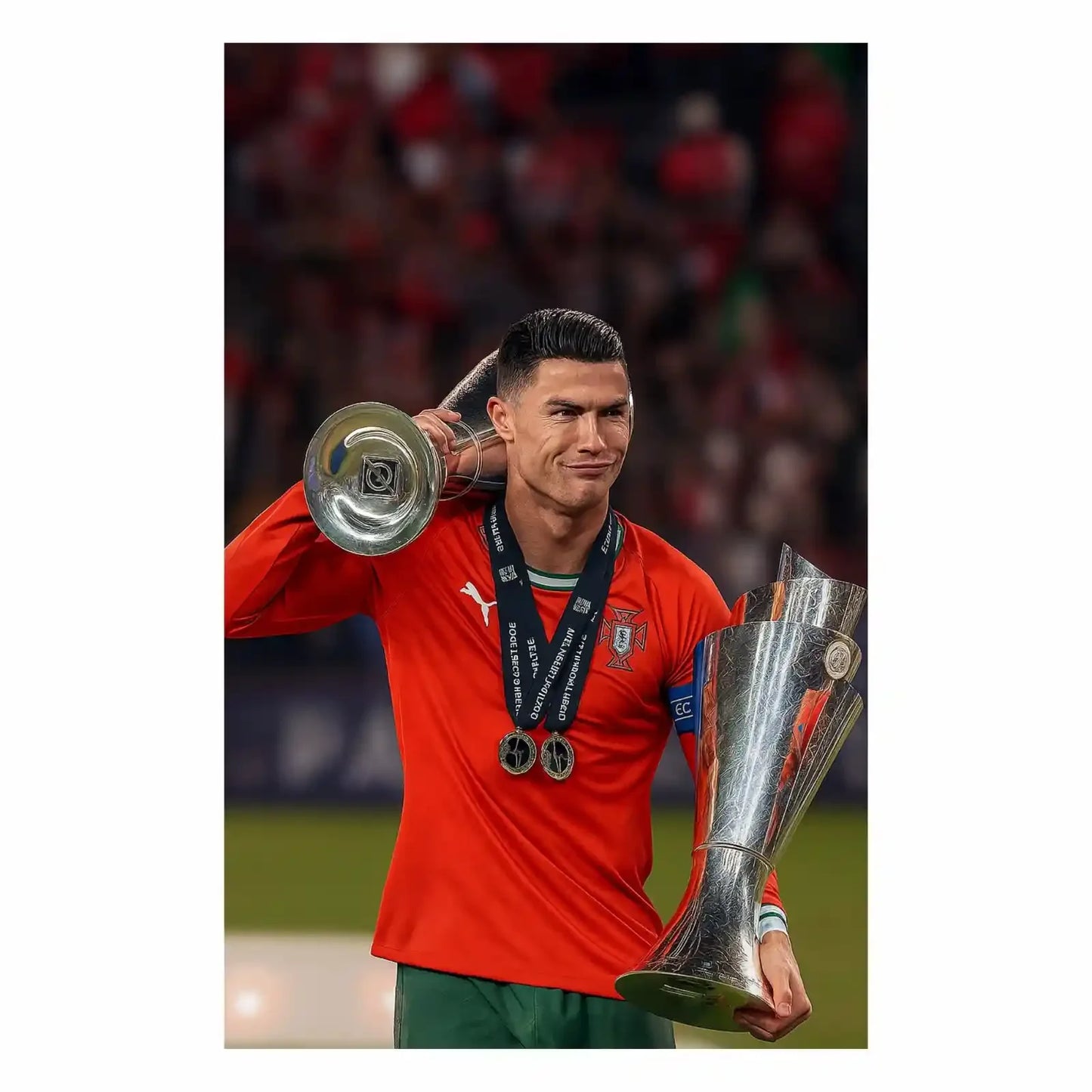 Cristiano Ronaldo Wall Poster Set of 6 – CR7 Room Decor